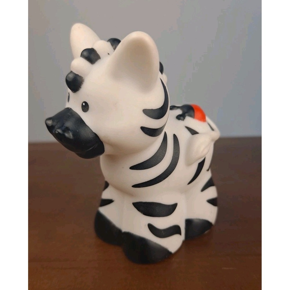 Fisher Price Little People Zoo Animals Zebra With Lady Bug On Back 2007